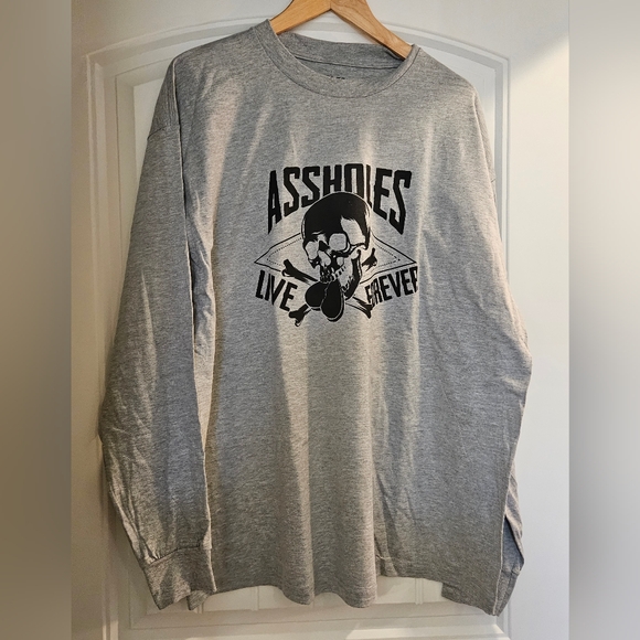 NWOT Assholes Live Forever L/S Tee- XXL - Picture 1 of 3